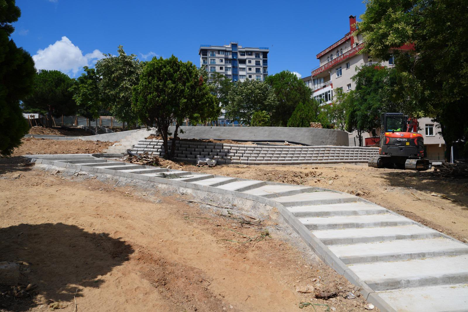Kartal Belediyesinden Yeşil Alan Çalışması