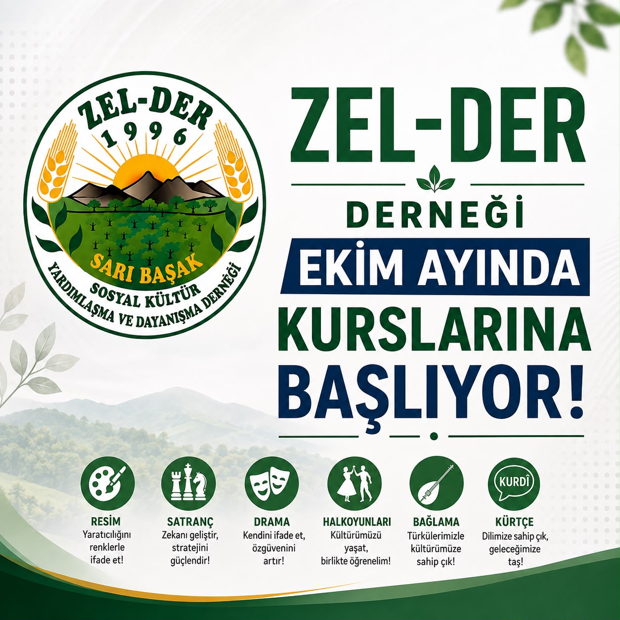 ZEL-DER Kurs Takvimini Duyurdu