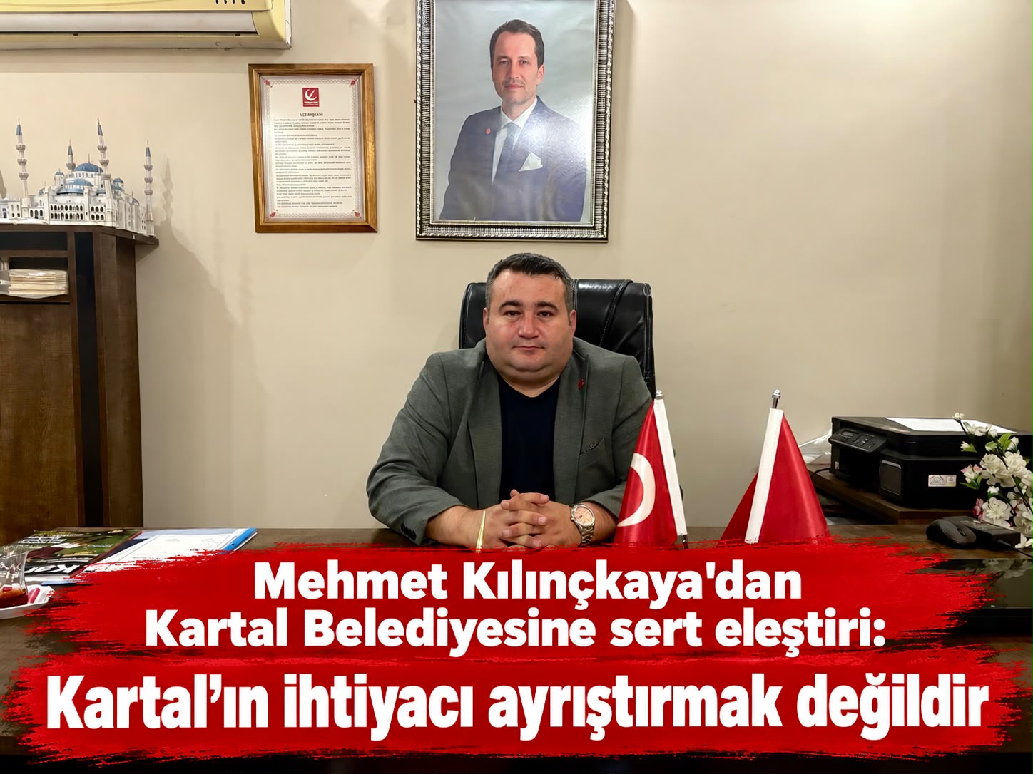 Yeniden Refah Kartal: Kartal Belediye Meclisi’nde bütçe görüşmeleri sırasında aynı salonda bulunan ve halkın iradesiyle mecliste görev yapan bir meclis üyesinin fotoğraflarda yer almaması hangi gerekçeye dayanmaktadır?